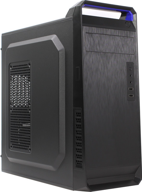 

Корпус PowerCool S2013BK, ATX, Midi-Tower, черный, без БП (S2013BK-500W), S2013BK