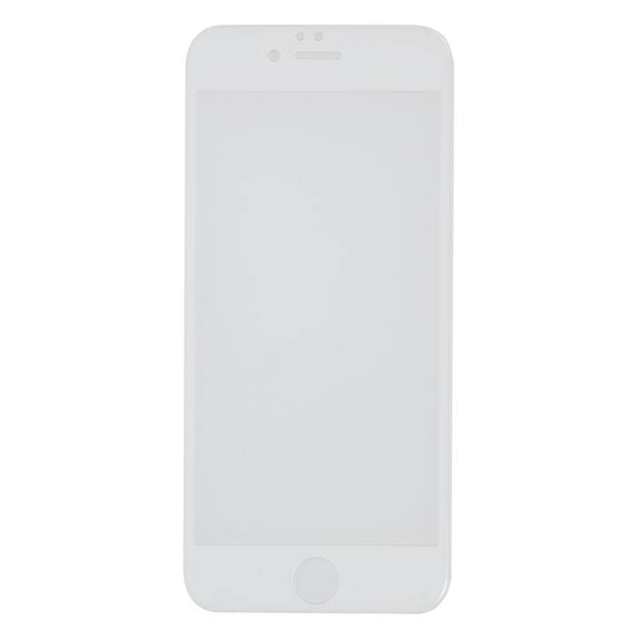 

Защитное стекло для экрана смартфона Apple iPhone 6/6S, Full screen, поверхность глянцевая, белая рамка, 3D (939764)
