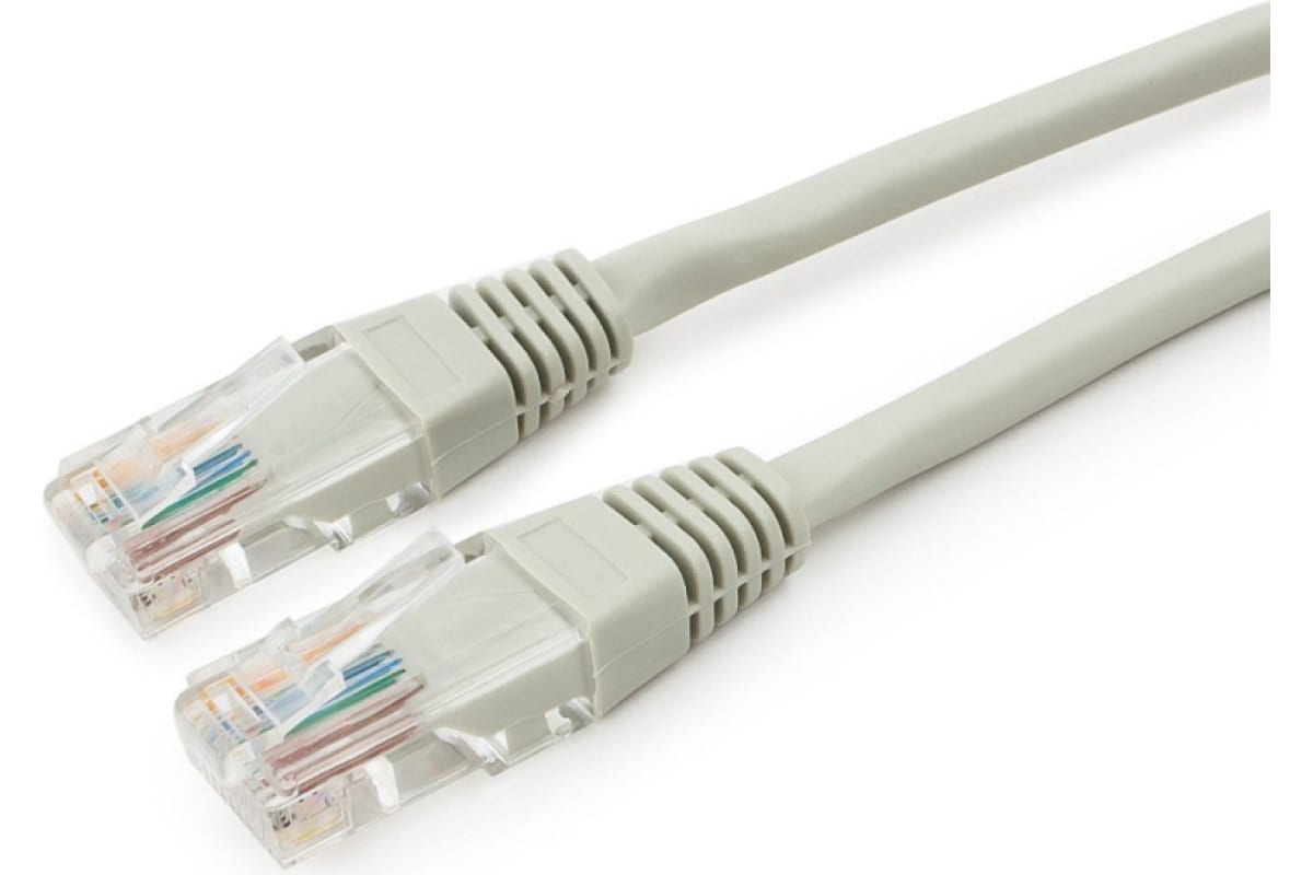 

Патч-корд UTP кат.5e, 1.5 м, RJ45-RJ45, серый, CU, LSZH, плоский, Cablexpert (PP30-1.5M)
