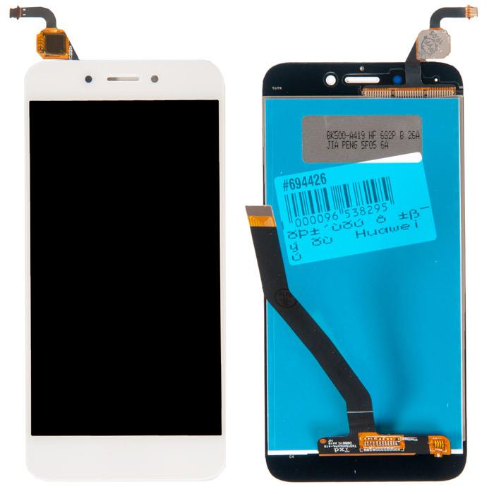 

Дисплей в сборе с тачскрином для Huawei Honor 6A, белый (694426)