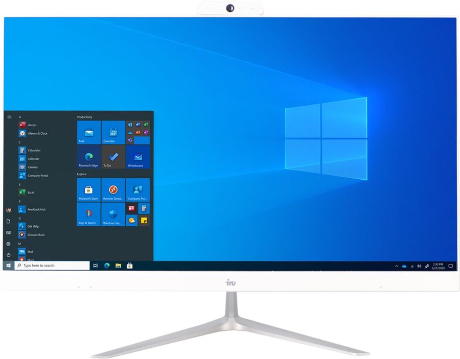 

Моноблок IRU Office P2320P 23.8" 1920x1080, AMD Ryzen 5 2400GE 3.2GHz, 8Gb RAM, 240Gb SSD, AMD Radeon Graphics, WiFi, BT, Cam, W10Pro, белый (1601932), P2320P