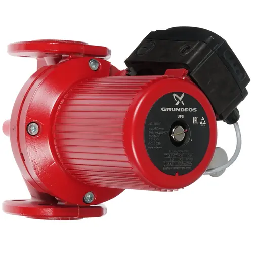 

Электрический водяной насос Grundfos UPS 40-180 F, 790 Вт, циркуляционный, центробежный, производительность 20 м³/час, 22.6 кг (96401977), UPS 40-180 F