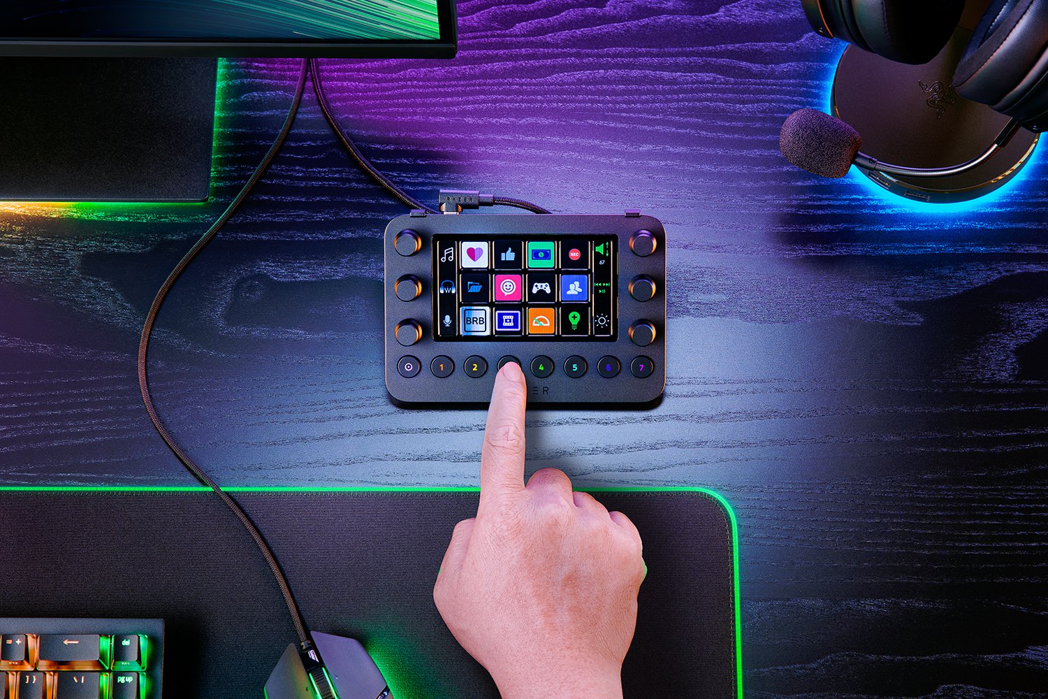 

Устройство Razer Stream Controller X для компьютера, черный (RZ20-04790100-R3M1), Stream Controller X