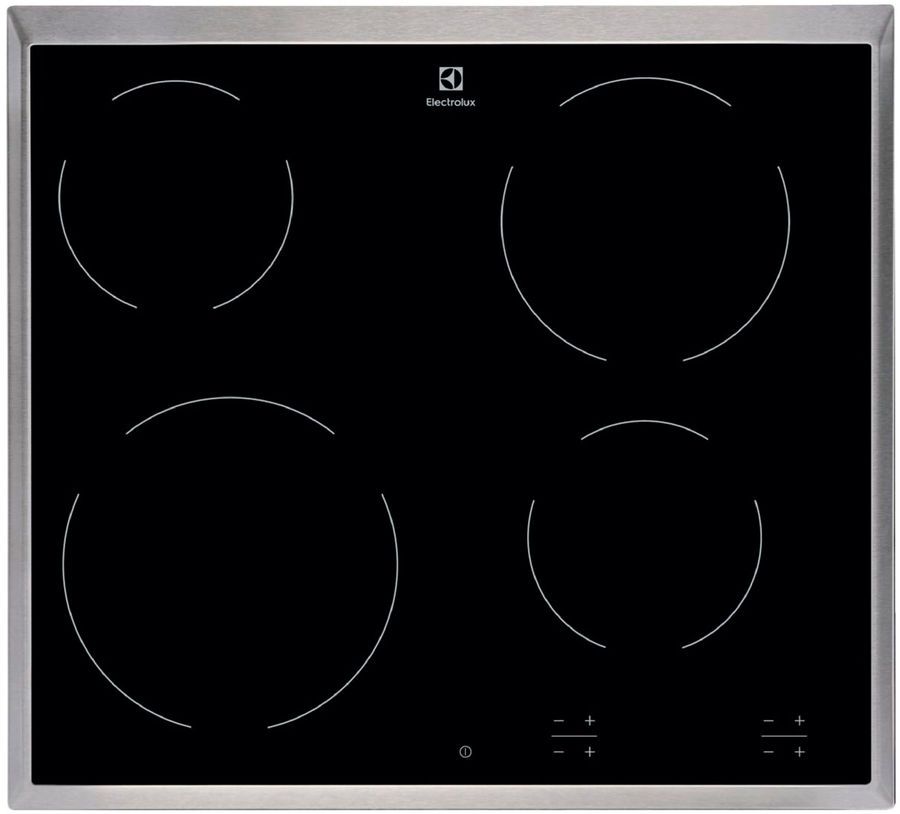 Электрическая варочная панель ELECTROLUX 4 конфорки, черный