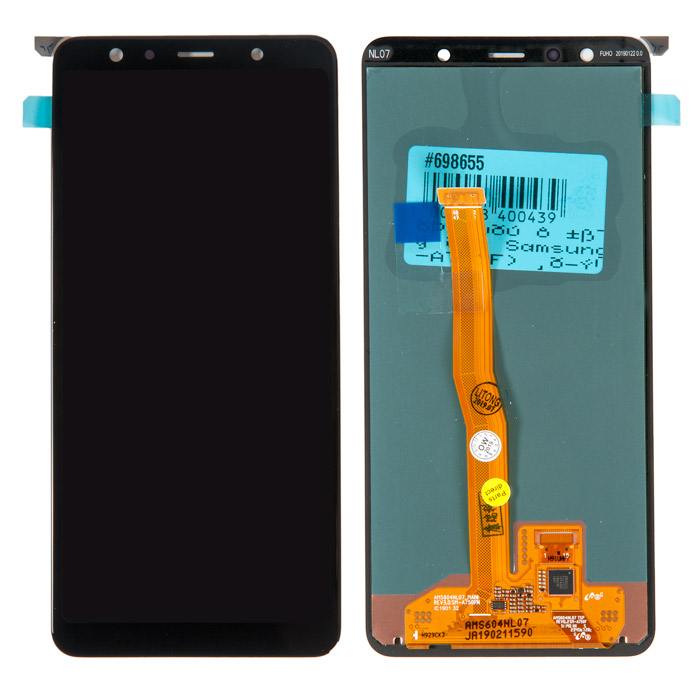 

Дисплей в сборе с тачскрином (модуль) для Samsung Galaxy A7 (SM-A750F) 2018, Super Amoled, черный (698655)