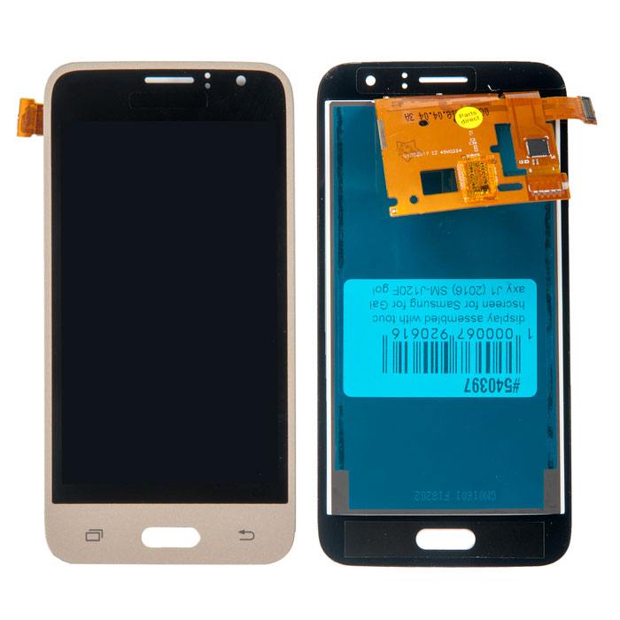 

Дисплей в сборе с тачскрином (модуль) для Samsung Galaxy J1 (SM-J120F) 2016, золотой, OLED (540397)