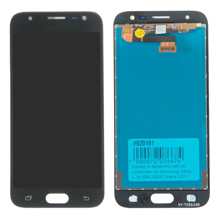 

Дисплей в сборе с тачскрином (модуль) для Samsung Galaxy J3 (SM-J330F) 2017, TFT, черный (620191)
