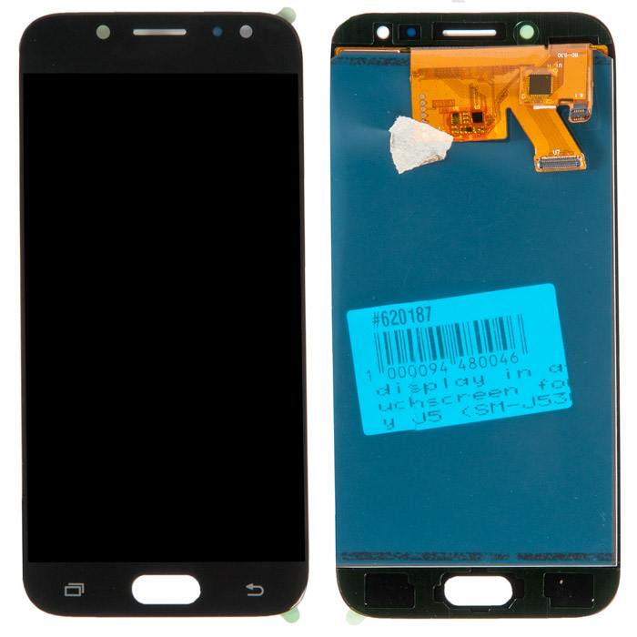 

Дисплей в сборе с тачскрином (модуль) для Samsung Galaxy J5 (SM-J530F) 2017, черный OLED (620187)