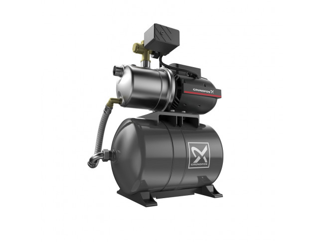 

Электрический водяной насос Grundfos JP 5-48 PT-H BBVP, 1.49 кВт, насосная станция, самовсасывающий, производительность 5.6 м³/час, глубина погружения 8 м, 18 кг (99463877), JP 5-48 PT-H BBVP