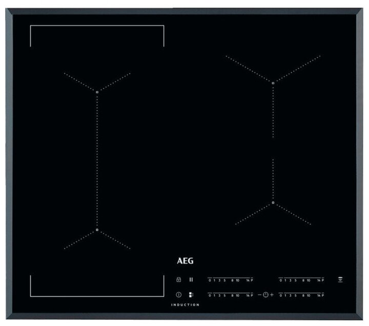 

Индукционная варочная панель AEG IKB64410FB, 4 конфорки, черный (IKB64410FB), Черная, IKB64410FB