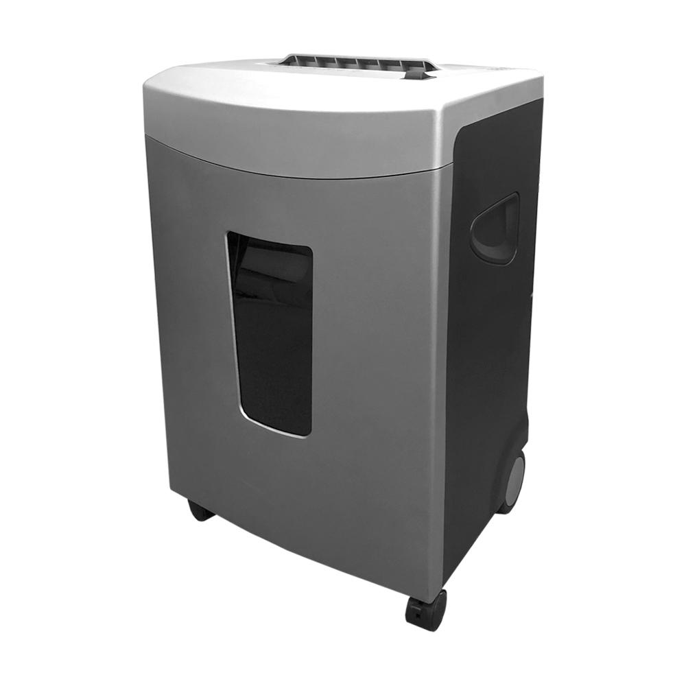 

Шредер Office Kit S220 2x9, секретность 4/P-5 - 2 мм x 9 мм, объем 32 л, кол-во листов до 14 шт., скрепки, скобы, карты, CD (OK0210S220), S220 2x9