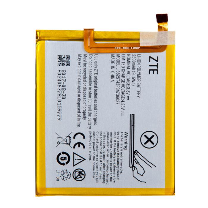 

Аккумулятор ZTE 080800511455/Li3825T43P3h736037 для ZTE Blade V7 Lite, 3.8 В, 2.5 А·ч (925858), 080800511455