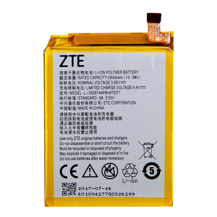 

Аккумулятор ZTE 080509200042/Li3928T44P8h475371 для ZTE Blade V8 Mini, A1 Axom, 3.85 В, 2.8 А·ч (925857), 080509200042