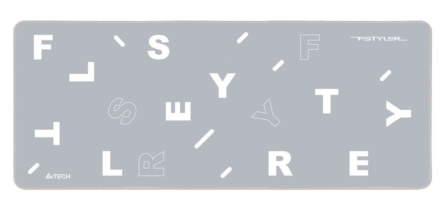 

Коврик для мыши A4Tech FStyler FP75, игровой, 750х300х2mm, серый/белый (FP75), FStyler FP75