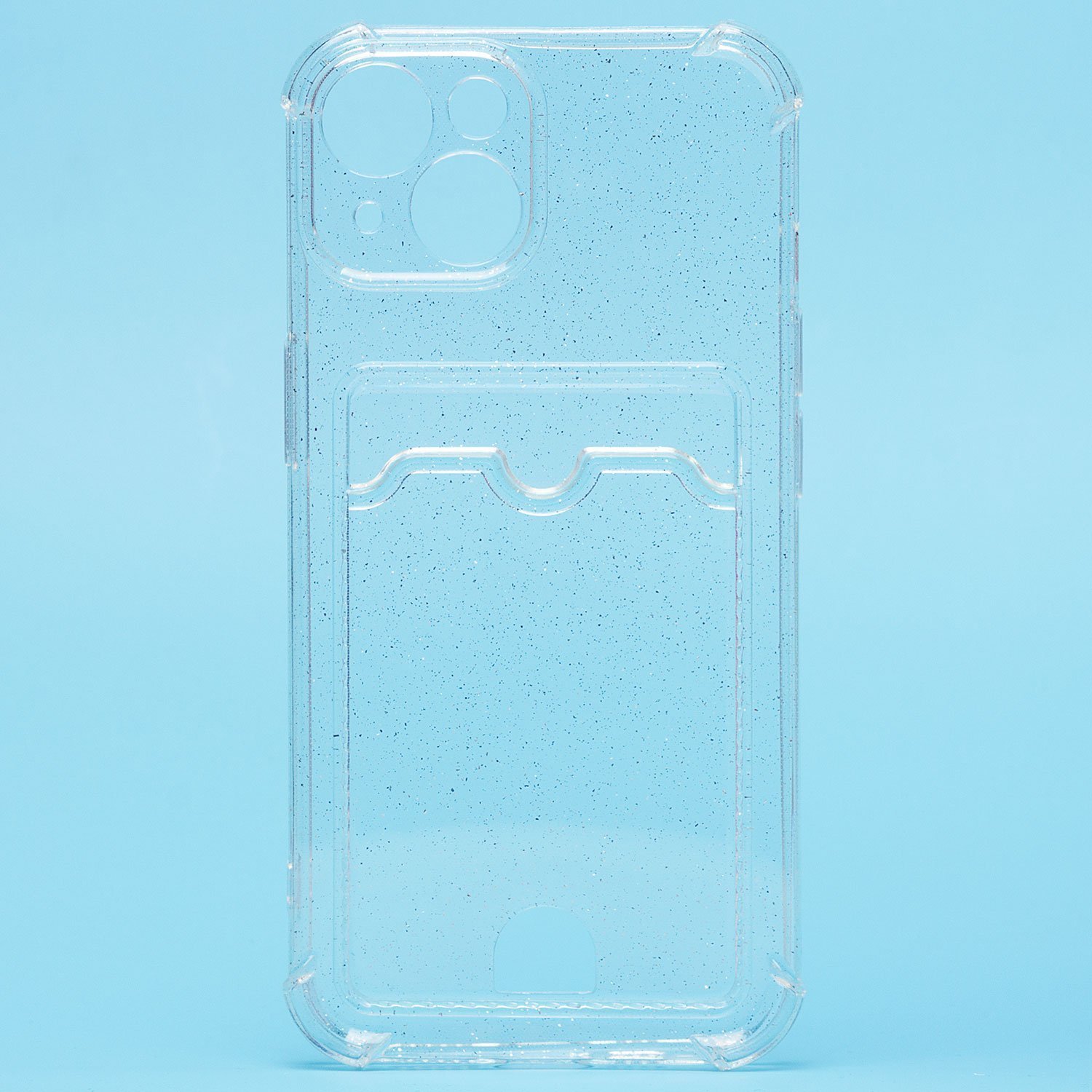 

Чехол-накладка SC300 с картхолдером для смартфона Apple iPhone 14, силикон, прозрачный (208005)