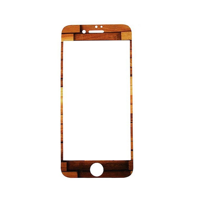 

Защитное стекло Wooden для экрана смартфона Apple iPhone 7/iPhone 8/iPhone SE 2020, поверхность глянцевая, коричневый рамка, 2D, 2 шт. (64881)