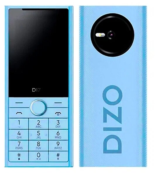 

Мобильный телефон Dizo Star 400, 2.4" 320x240 QVGA, MediaTek MTK6261D, BT, 2xCam, 1-Sim, 1430 мА·ч, micro-USB, синий (DIZ-DH2271-BL), Star 400