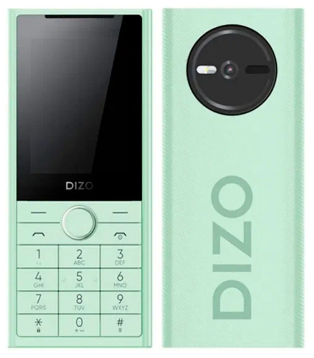 

Мобильный телефон Dizo Star 400, 2.4" 320x240 QVGA, MediaTek MTK6261D, BT, 1xCam, 2-Sim, 1430 мА·ч, micro-USB, зеленый (DIZ-DH2271-GN), Star 400