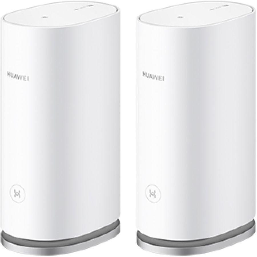 Mesh система Huawei Huawei Mesh 3 WS8100-22, 802.11a/b/g/n/ac/ax, 2.4/5ГГц, до 2976 Мбит/с, LAN 2x1Гбит/с, WAN 1x1 Гбит/с, внутренних антенн: 2, комплект 2 (53039180)