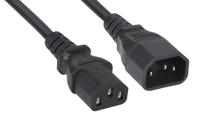 

Кабель питания IEC-320-C13-IEC-320-C14, 6A, 60 см, черный Cabeus PC-189-VDE-0.6M (PC-189-VDE-0.6M), PC-189-VDE-0.6M