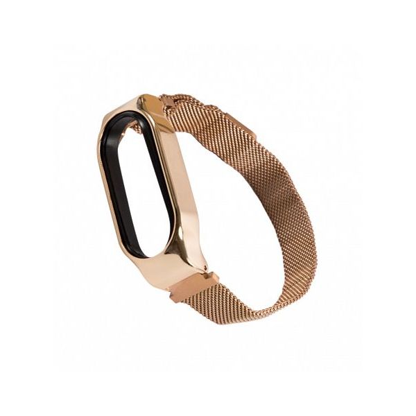 

Ремешок Red Line для Xiaomi Mi Band 7, миланская петля с магнитом, металл, розовое золото (УТ000031397), 0