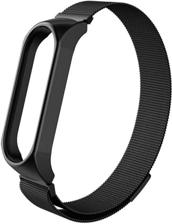 

Ремешок Red Line для Xiaomi Mi Band 7, миланская петля с магнитом, металл, черный (УТ000031395), 0