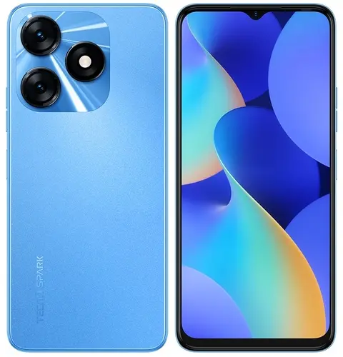 

Смартфон Tecno Spark 10, 6.56" 1612x720 IPS, MediaTek Helio G37, 4Gb RAM, 128Gb, 3G/4G, NFC, Wi-Fi, BT, 2xCam, 2-Sim, 5000 мА⋅ч, USB Type-C, Android 13, синий, Spark 10