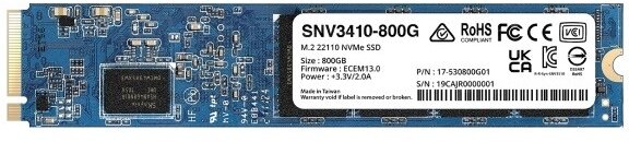 Твердотельный накопитель (SSD) Synology 800Gb, M.2 2280, PCI-E