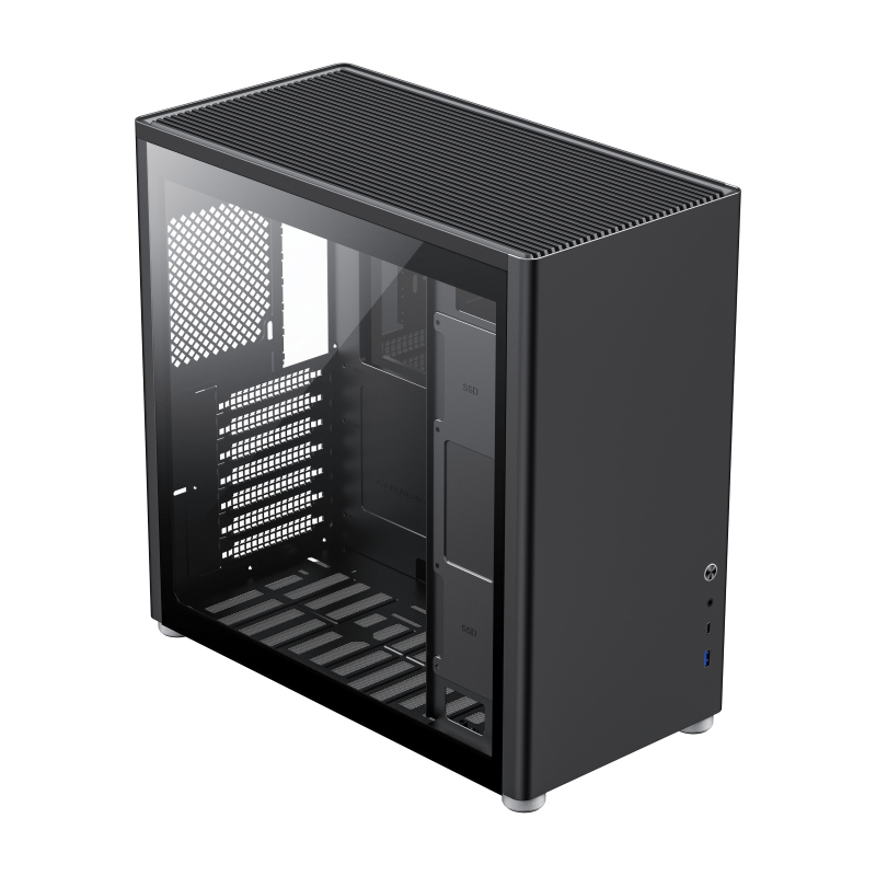 

Корпус GameMax Spark Pro, ATX, Midi-Tower, USB 3.0, USB Type-C, черный, без БП (Spark Pro Black), Spark Pro