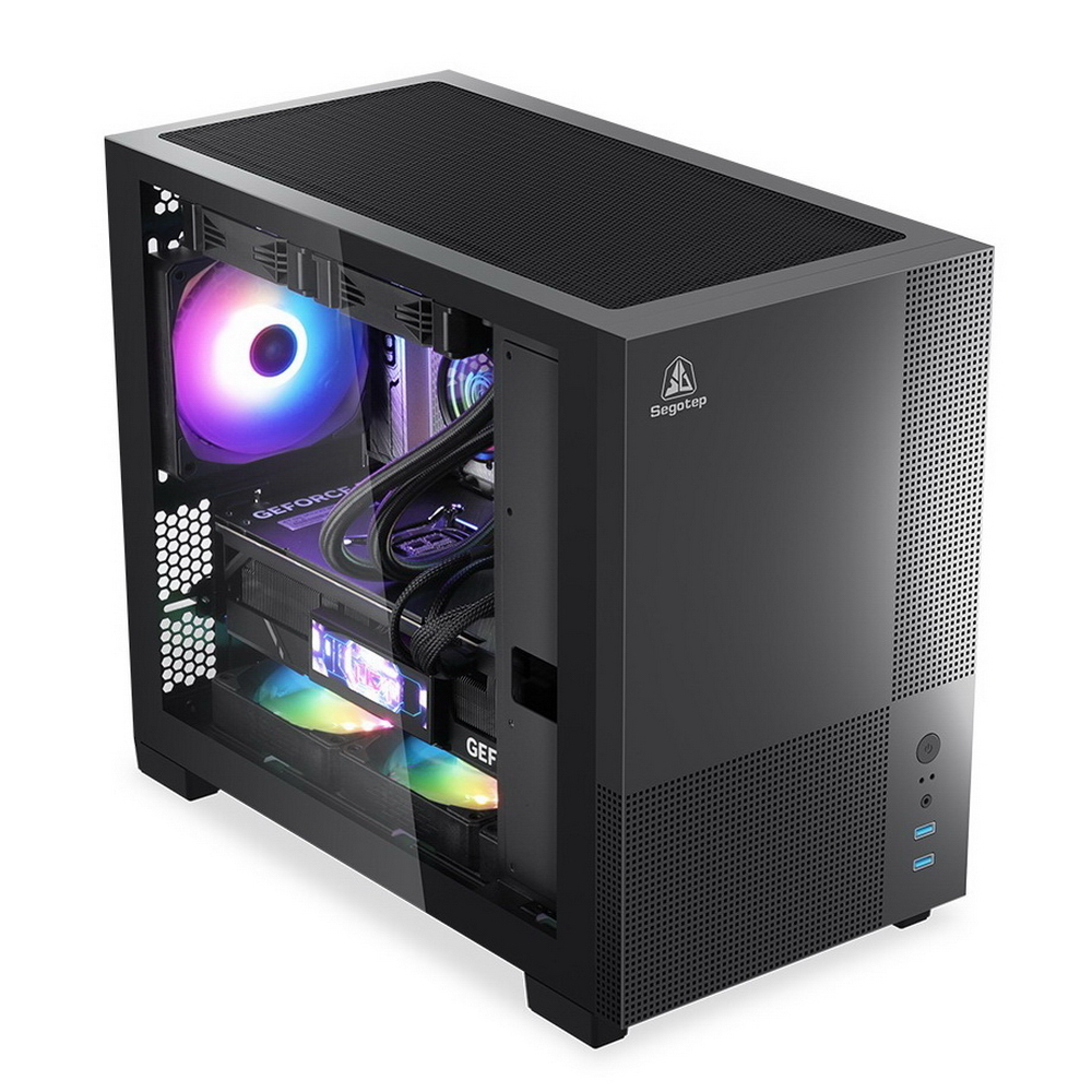 

Корпус Segotep Memphis-S, mATX, Mini-Tower, 2xUSB 3.0, черный, без БП (Memphis-S black), Memphis-S