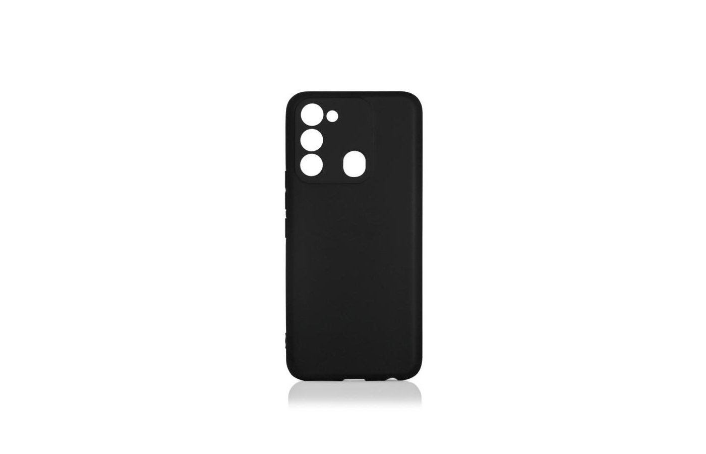 

Чехол-накладка DF для смартфона TECNO Spark 8C/Spark Go 2022, полиуретан, черный (tCase-07 (black))