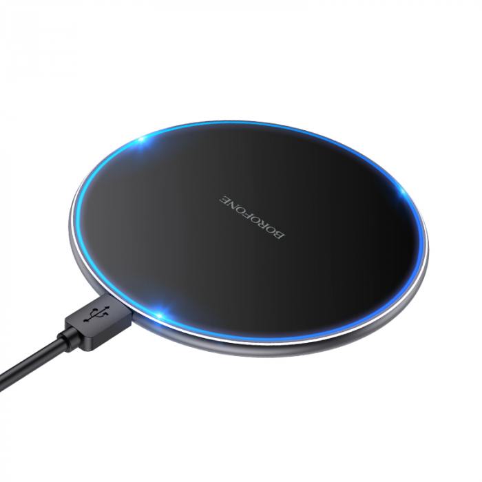 

Беспроводное зарядное устройство Borofone BQ3 Pro, 15 Вт, универсальная, черный (6974443380583), BQ3 Pro