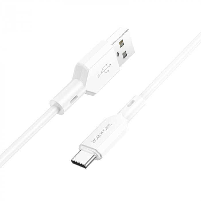 

Кабель USB-USB Type-C, 3A, 1 м, белый, Borofone BX70 (207880)