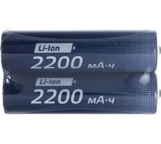 

Аккумулятор КОСМОС KOC18650Li-ion22US2, 18650, 3.7V 2.2 А·ч, 2 шт. (KOC18650Li-ion22US2), KOC18650Li-ion22US2