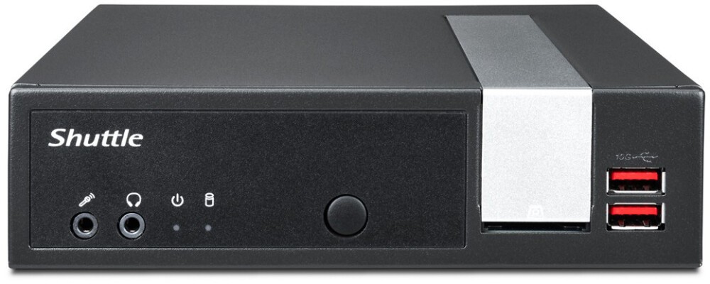 

Неттоп-платформа Shuttle DL20N, N6005 2 ГГц 2xDDR4 SODIMM, 1x2.5" HDD/SSD, 1xM.2 SSD, черный (74R-DL20N-018-SHU-001), DL20N