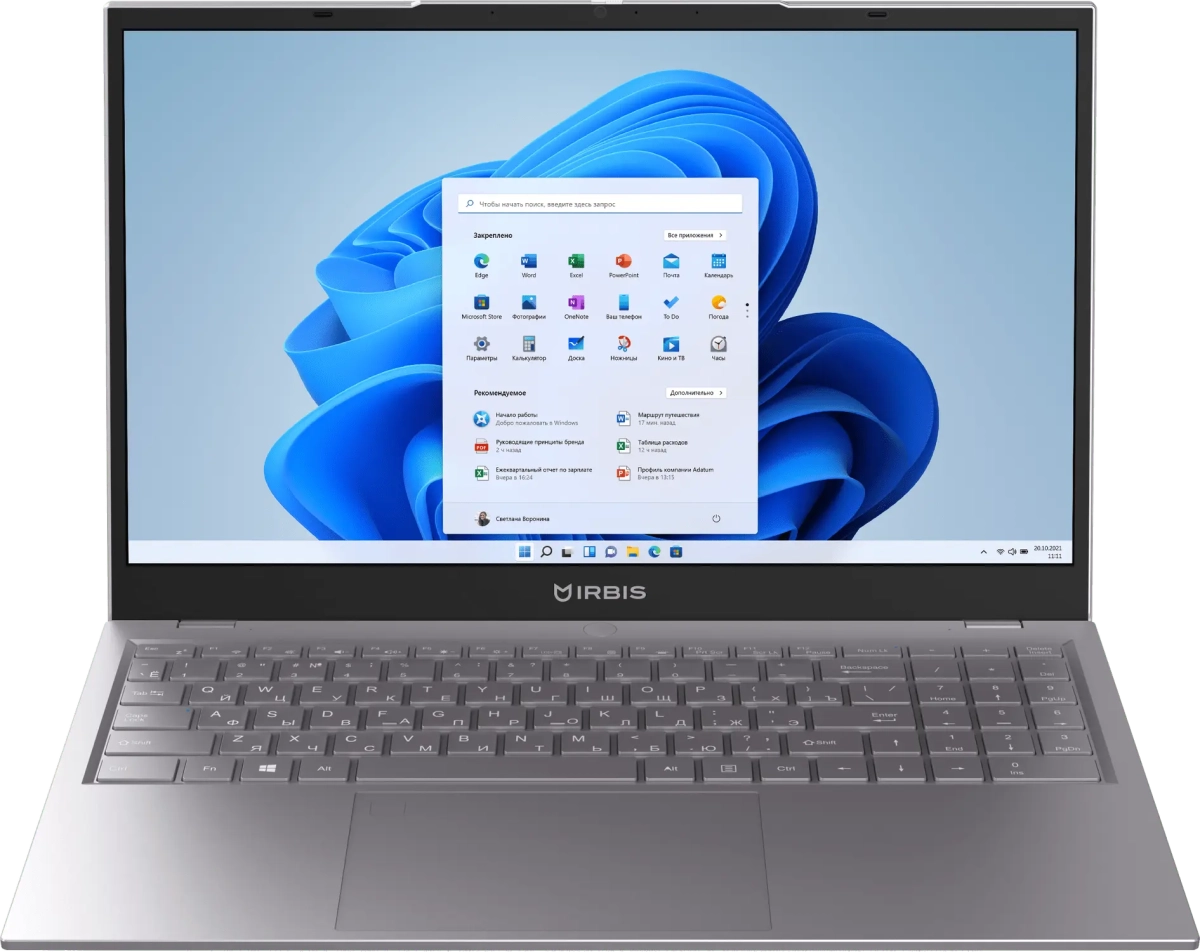 

Ноутбук IRBIS 15.6" IPS 1920x1080, AMD Ryzen 5 6600H 3.3 ГГц, 16Gb RAM, 512Gb SSD, без OC, серый (15NBC1011)