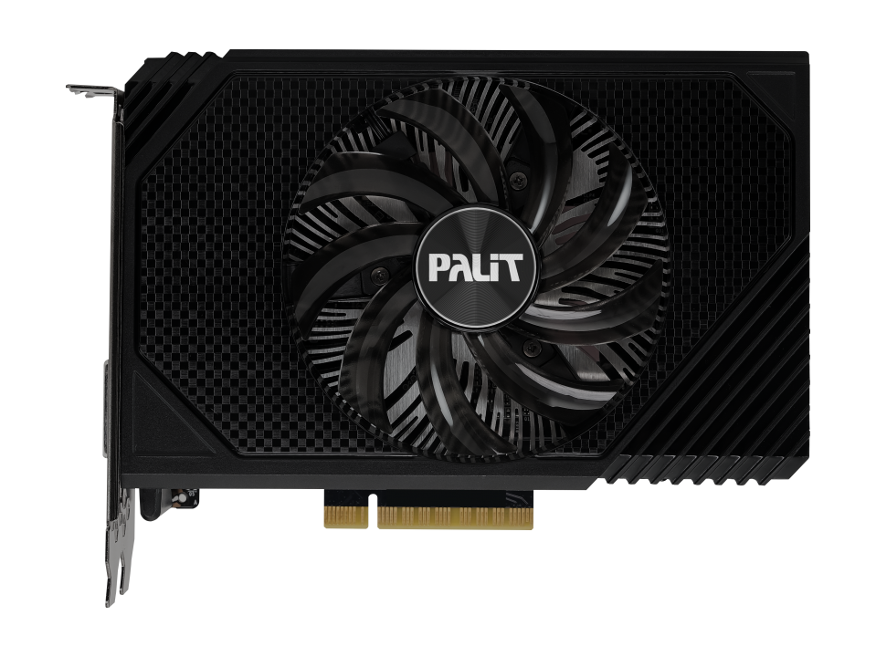 

Видеокарта Palit NVIDIA GeForce RTX 3050 PA-RTX3050 STORMX, 8Gb GDDR6, 128 бит, PCI-E, DVI, HDMI, DP, Retail (NE63050018P1-1070F), PA-RTX3050 STORMX