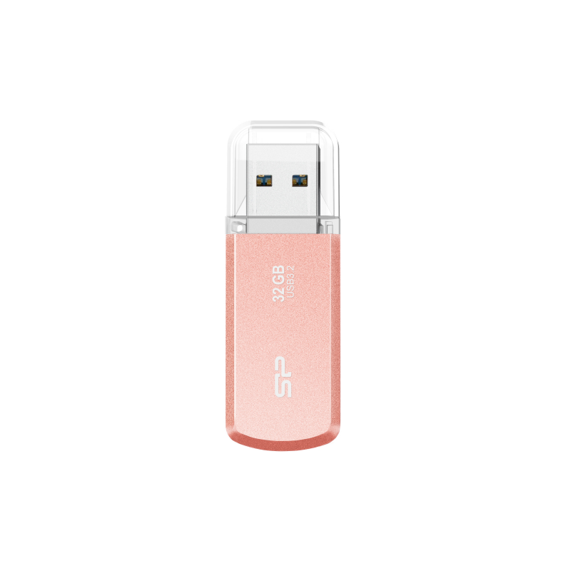 Флешка 32Gb USB 3.2 Gen 1 Silicon Power Helios 202, розовое золото (SP032GBUF3202V1P)