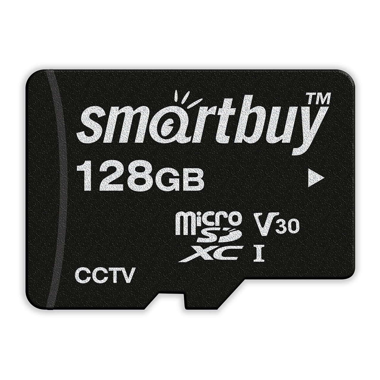 Карта памяти 128Gb microSDXC SmartBuy CCTV Class 10 UHS-I U3 V10 + адаптер (SB128GBSDCCTV)
