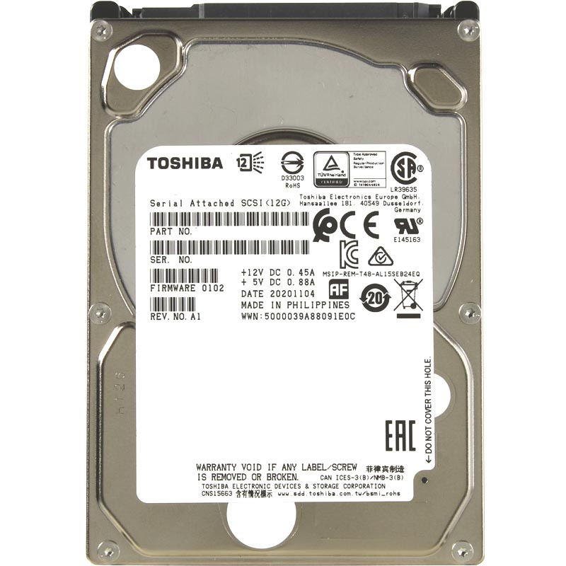 

Жесткий диск (HDD) Infortrend 2.4Tb Enterprise, 2.5", 10K, SAS 12Gb/s (HEST10S3240-0030C)