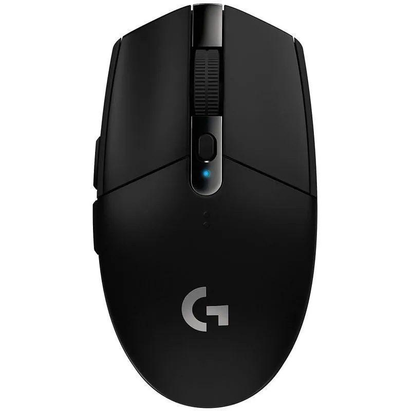 Мышь беспроводная Logitech G304 LIGHTSPEED, 12000dpi, оптическая светодиодная, USB, черный (910-005286)