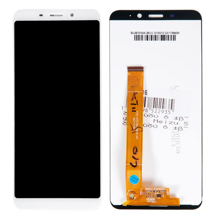 

Дисплей в сборе с тачскрином для Meizu S6, белый (694216)