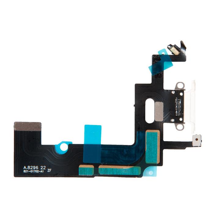 

Шлейф (плата) с разъемом зарядки Apple оригинал для Apple iPhone XR, белый (685947)