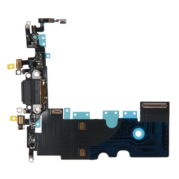 

Шлейф (плата) с разъемом зарядки для Apple iPhone 8, черный (582536)