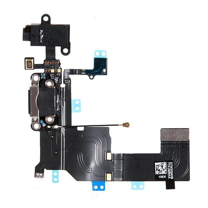 

Шлейф (плата) с разъемом зарядки для Apple iPhone 5С 821-1705-A, черный (355516)