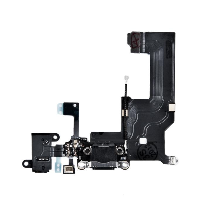 

Шлейф (плата) с разъемом зарядки для Apple iPhone 5 821-1417-08, черный (246692)