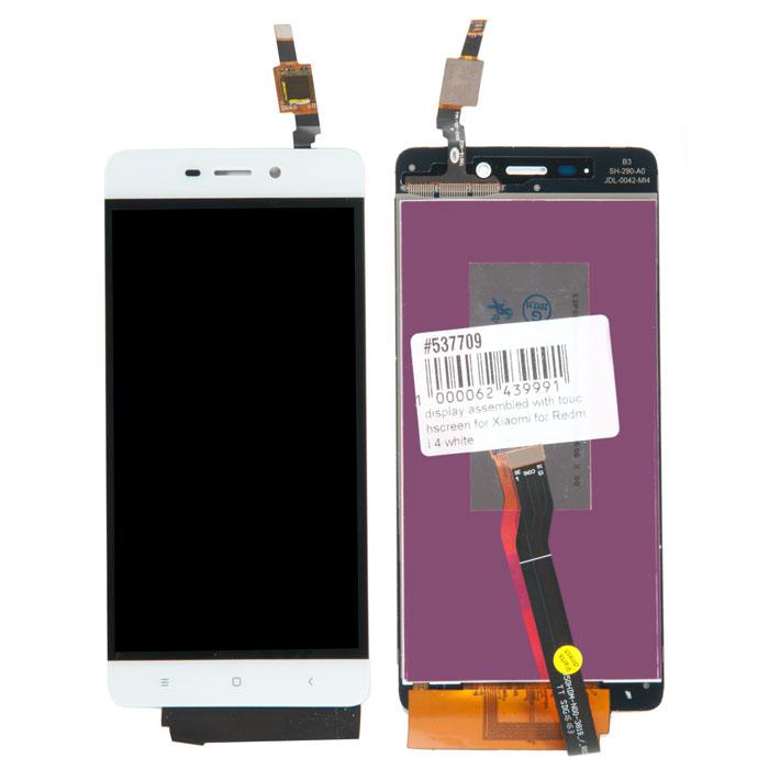 

Дисплей в сборе с тачскрином для Xiaomi Redmi 4, белый (537709)