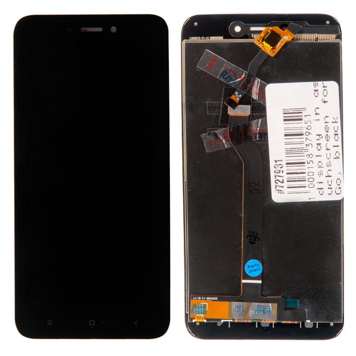 

Дисплей в сборе с тачскрином для Xiaomi Redmi Go, черный (727931)
