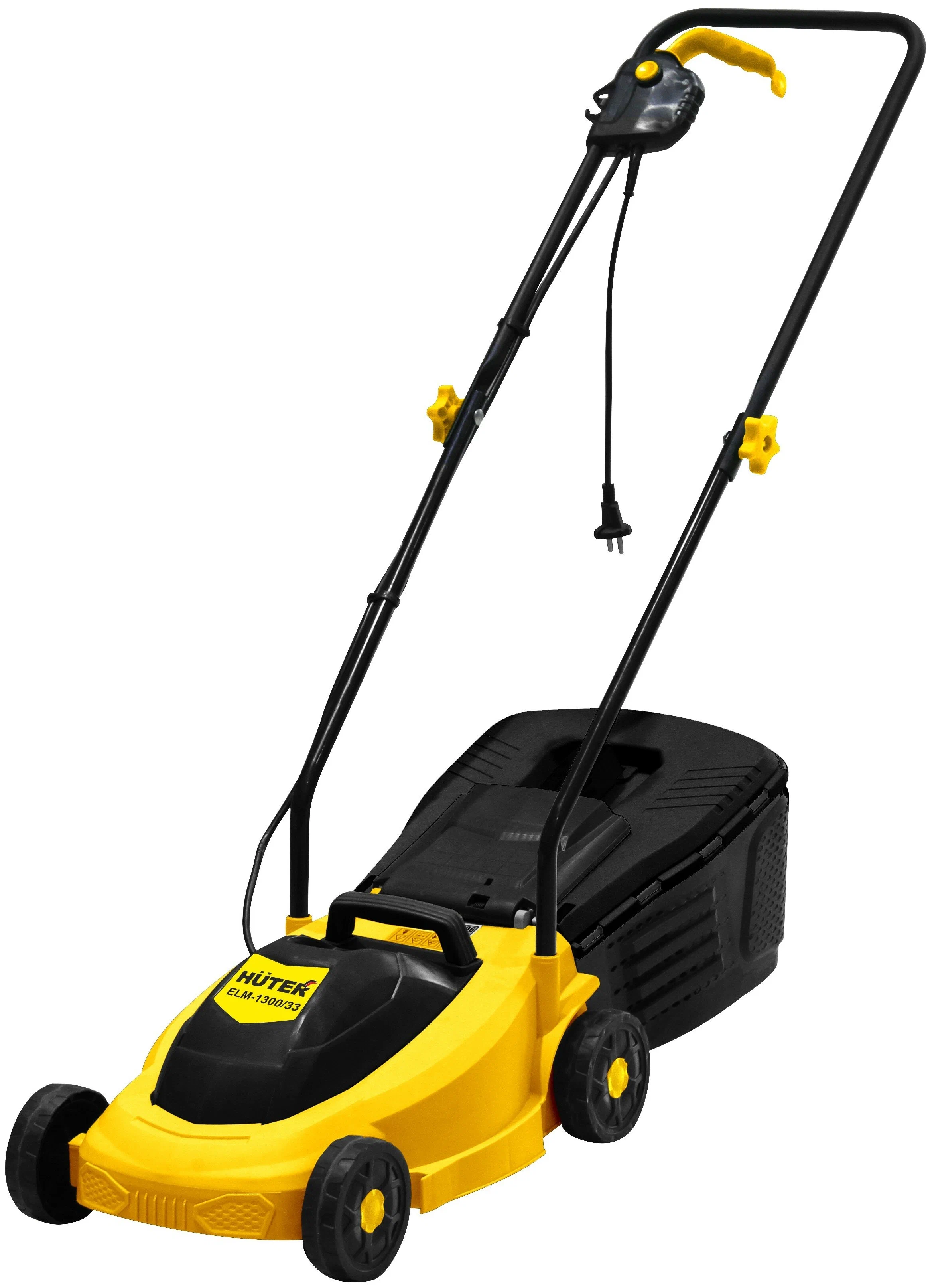 Колесная газонокосилка Huter ELM-1300/33, электрическая
