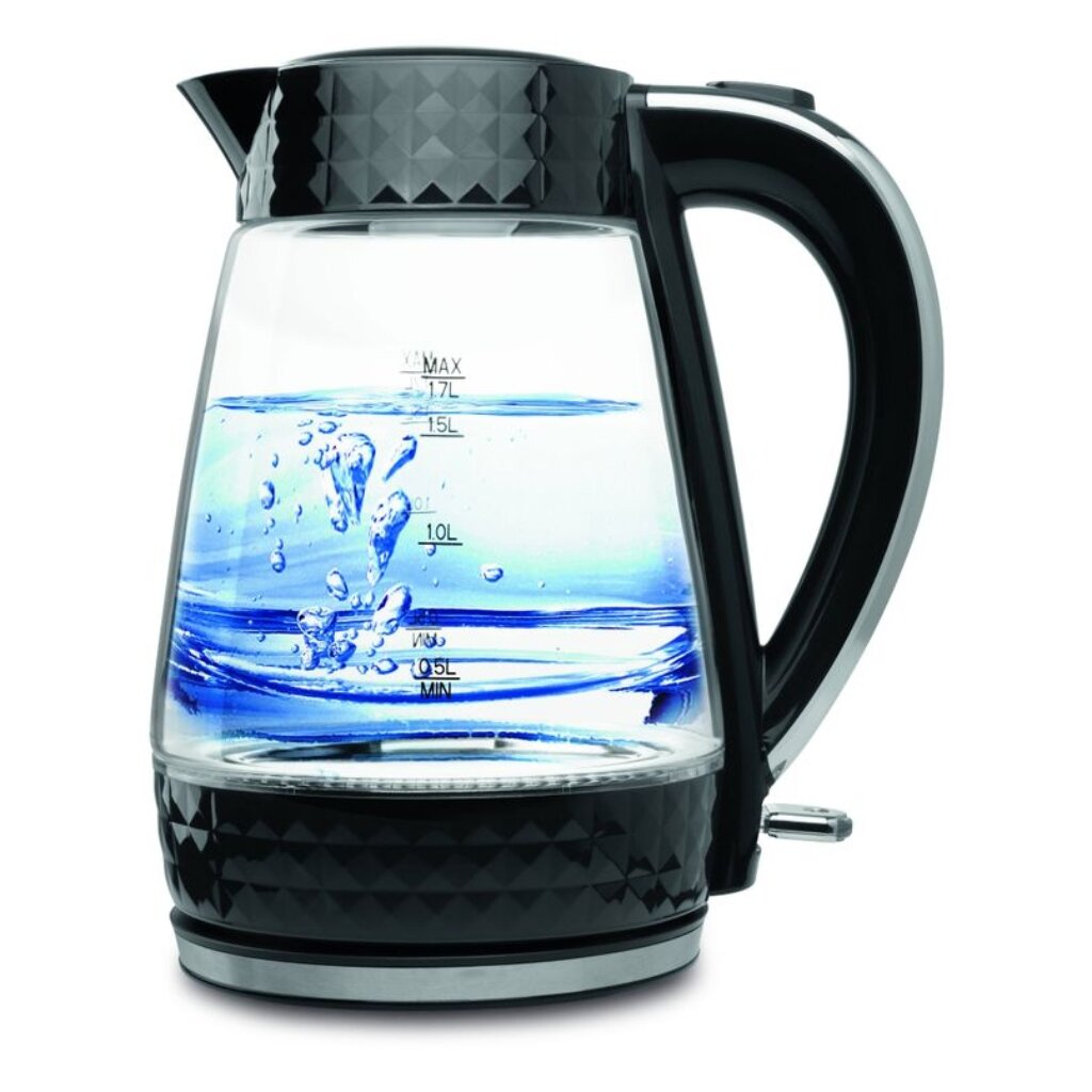 

Чайник POLARIS PWK 1700CGL 1.7л. 2.2 кВт, пластик, черный, PWK 1700CGL